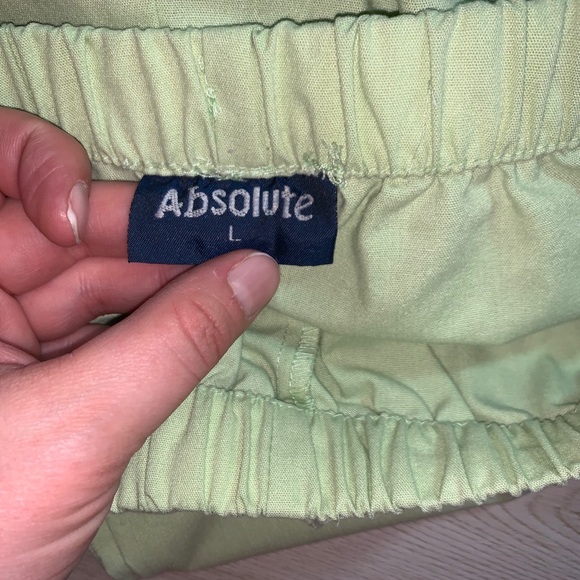 Light green absolute scrub pants size large - Picture 2 of 5